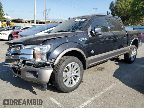 2020 Ford F-150 XL with VIN 1FTEW1C4XLFA74777, listed as a Copart auction lot 63915484 with 0 mi miles and Salvage Title. Bid and sale history available at carsss.com. Image 1.