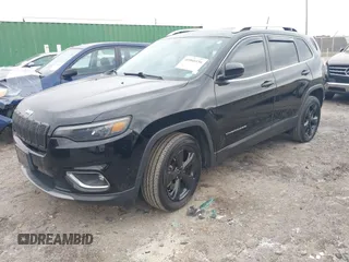 2019 Jeep Cherokee Limited with VIN 1C4PJLDB9KD129214, listed as a IAAI auction lot 40960156 with 55,083 mi miles and . Bid and sale history available at DreamBid. Image 2.