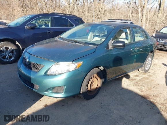 2009 Toyota Corolla with VIN 1NXBU40E19Z126367, listed as a IAAI auction lot 41551337 with 96,283 mi miles. Bid and sale history available at carsss.com. Image 2.