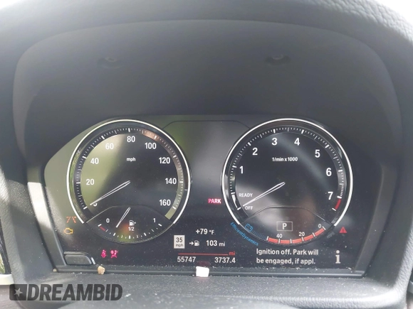 2022 BMW X1 xDrive28i z VIN WBXJG9C04N5V16794, wystawiony jako IAAI lot #41667535 z przebiegiem 55 747 mil mil oraz . Historia ofert i sprzedaży dostępna na DreamBid. Obrazek 7.
