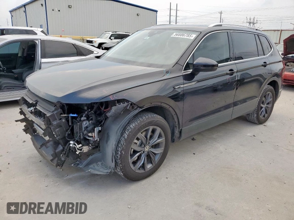 2023 Volkswagen Tiguan SE with VIN 3VVNB7AX2PM095304, listed as a Copart auction lot 56886785 with 29,894 mi miles and Salvage title. Bid and sale history available at DreamBid. Image 1.