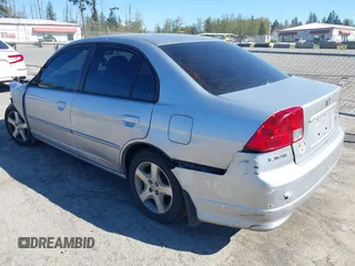 2004 Honda Civic EX with VIN 2HGES267X4H625718, listed as a IAAI auction lot 42075870 with 151,348 mi miles and . Bid and sale history available at DreamBid. Image 3.