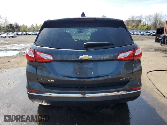 2018 Chevrolet Equinox LT with VIN 2GNAXSEV8J6104607, listed as a Copart auction lot 54155635 with 46,603 mi miles and Salvage Title. Bid and sale history available at carsss.com. Image 6.