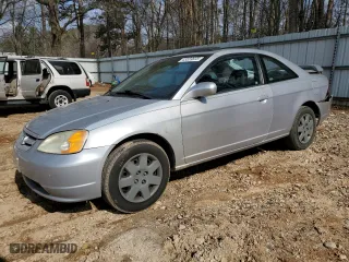 2001 Honda Civic EX with VIN 1HGEM22931L074533, listed as a Copart auction lot 43559835 with 265,590 mi miles and Salvage Title. Bid and sale history available at carsss.com. Image 1.