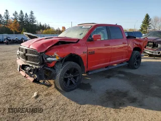 2018 Ram 1500 Sport z VIN 1C6RR7MT8JS202804, wystawiony jako Copart lot #77069664 z przebiegiem 68 173 mil mil oraz Szkoda całkowita • Salvage title. Historia ofert i sprzedaży dostępna na DreamBid. Obrazek 1.
