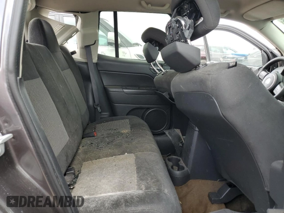 2017 Jeep Compass Sport SE with VIN 1C4NJCBA4HD146366, listed as a Copart auction lot 53088095 with 144,309 mi miles and Salvage title. Bid and sale history available at DreamBid. Image 10.