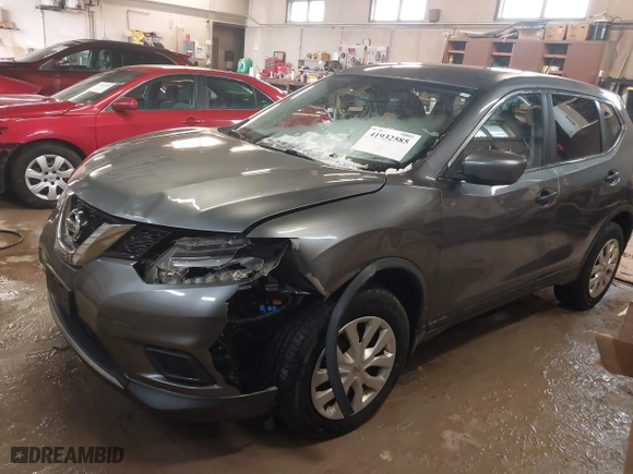 2016 Nissan Rogue SV with VIN KNMAT2MV9GP653764, listed as a IAAI auction lot 41932585 with 139,214 mi miles. Bid and sale history available at carsss.com. Image 17.