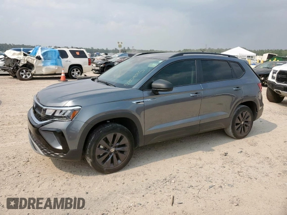 2024 Volkswagen Taos S с VIN 3VV5X7B26RM078934, выставлен на аукционе Copart как лот 58011015 с пробегом 12 234 миль миль и Списание • Salvage title. История ставок и продаж доступна на DreamBid. Изображение 1.