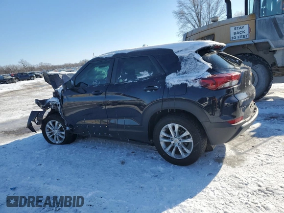 2021 Chevrolet TrailBlazer LS with VIN KL79MMS2XMB012083, listed as a Copart auction lot 41693705 with 0 mi miles and Salvage Title. Bid and sale history available at carsss.com. Image 2.
