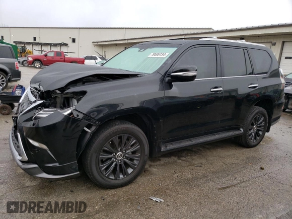 2023 Lexus GX 460 Premium z VIN JTJAM7BX6P5344583, wystawiony jako Copart lot #79506134 z przebiegiem 22 840 mil mil oraz Szkoda całkowita • Salvage title. Historia ofert i sprzedaży dostępna na DreamBid. Obrazek 1.