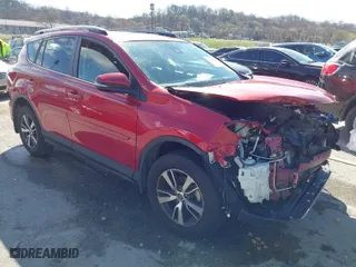 2017 Toyota RAV4 XLE with VIN JTMWFREV6HJ113376, listed as a IAAI auction lot 41844823 with 53,752 mi miles. Bid and sale history available at carsss.com. Image 1.