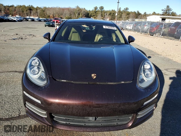 2016 Porsche Panamera 4 with VIN WP0AA2A79GL002671, listed as a Copart auction lot 87905645 with 96,048 mi miles and Salvage title. Bid and sale history available at DreamBid. Image 5.