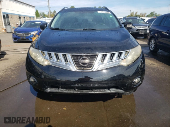 2009 Nissan Murano LE with VIN JN8AZ18W49W160843, listed as a Copart auction lot 73163094 with 165,997 mi miles and Salvage Title. Bid and sale history available at carsss.com. Image 5.