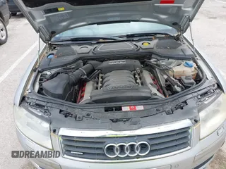 2004 Audi A8 L with VIN WAUML44E64N017817, listed as a IAAI auction lot 42174870 with 1 mi miles. Bid and sale history available at carsss.com. Image 10.
