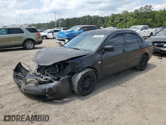 2006 Mitsubishi Lancer ES with VIN JA3AJ26E66U062230, listed as a Copart auction lot 53468845 with 146,858 mi miles and Salvage Title. Bid and sale history available at DreamBid. Image 1.