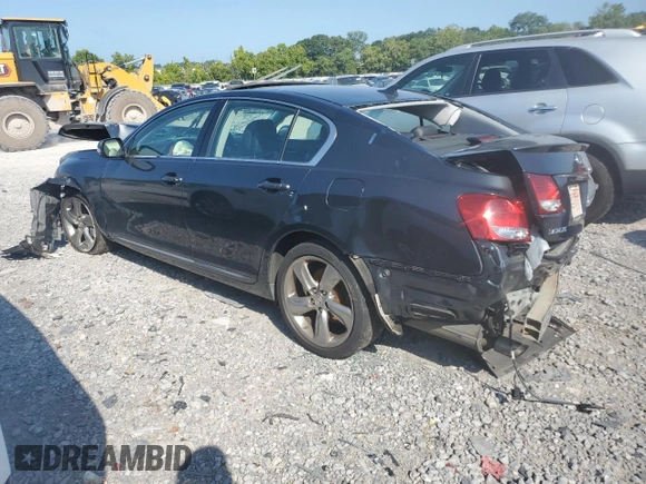 2008 Lexus GS 350 with VIN JTHBE96S780030744, listed as a Copart auction lot 66093134 with 0 mi miles and Salvage Title. Bid and sale history available at carsss.com. Image 2.