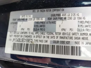 2014 Mazda 5 Sport with VIN JM1CW2BL6E0169672, listed as a IAAI auction lot 42422459 with 212,179 mi miles and . Bid and sale history available at DreamBid. Image 9.