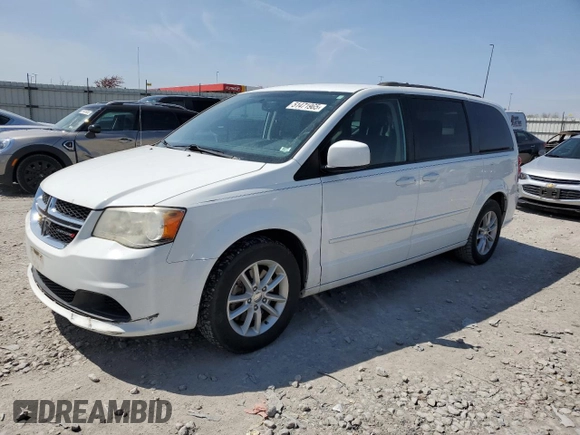 2015 Dodge Grand Caravan SXT with VIN 2C4RDGCG2FR523600, listed as a Copart auction lot 51471965 with 100,578 mi miles and Salvage Title. Bid and sale history available at DreamBid. Image 1.