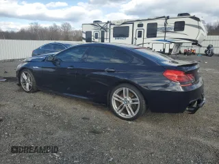 2015 BMW 6 Series 640i with VIN WBA6A0C58FD318669, listed as a Copart auction lot 50706415 with 79,538 mi miles and Clean Title. Bid and sale history available at DreamBid. Image 2.