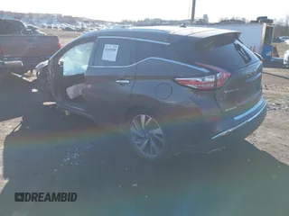 2015 Nissan Murano SL with VIN 5N1AZ2MH7FN207837, listed as a IAAI auction lot 41649300 with 228,418 mi miles and . Bid and sale history available at DreamBid. Image 3.