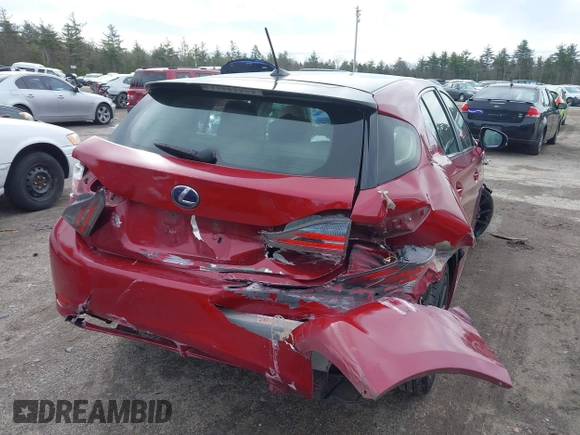2012 Lexus CT 200h with VIN JTHKD5BH3C2117141, listed as a IAAI auction lot 41945848 with 100,299 mi miles and . Bid and sale history available at DreamBid. Image 12.