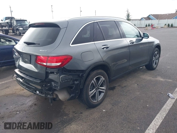 2019 Mercedes-Benz GLC with VIN WDC0G4KB5KF617793, listed as a IAAI auction lot 41916787 with 34,821 mi miles. Bid and sale history available at carsss.com. Image 4.