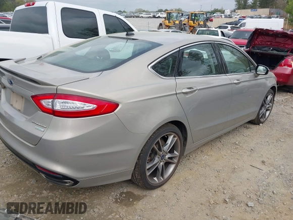 2015 Ford Fusion Titanium with VIN 3FA6P0K96FR180181, listed as a IAAI auction lot 41940248 with 63,120 mi miles. Bid and sale history available at carsss.com. Image 4.