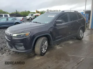 2021 Jeep Cherokee Latitude Plus with VIN 1C4PJMLB4MD233507, listed as a Copart auction lot 55329365 with 68,690 mi miles and Salvage title. Bid and sale history available at DreamBid. Image 1.