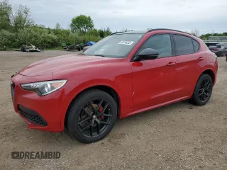 2021 Alfa Romeo Stelvio Ti z VIN ZASPAKBN8M7D02088, wystawiony jako Copart lot #58198355 z przebiegiem 62 511 mil mil oraz Szkoda całkowita • Salvage title. Historia ofert i sprzedaży dostępna na DreamBid. Obrazek 1.