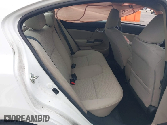 2015 Honda Civic LX with VIN 2HGFB2F53FH561723, listed as a IAAI auction lot 42163448 with 55,704 mi miles. Bid and sale history available at carsss.com. Image 8.