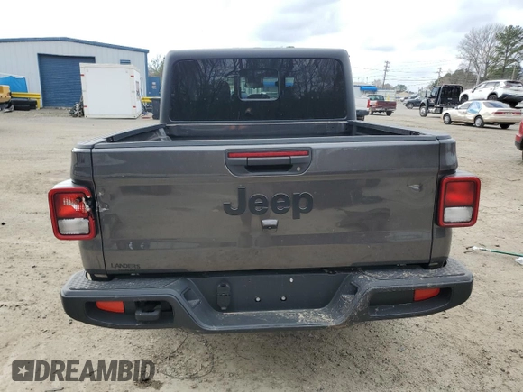 2024 Jeep Gladiator Sport S z VIN 1C6HJTAG5RL127813, wystawiony jako Copart lot #43997775 z przebiegiem 13 932 mil mil oraz Szkoda całkowita • Salvage title. Historia ofert i sprzedaży dostępna na DreamBid. Obrazek 6.
