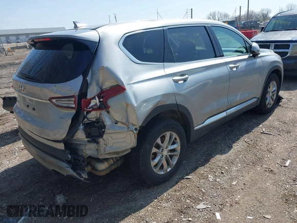 2020 Hyundai Santa Fe SEL with VIN 5NMS3CADXLH224352, listed as a IAAI auction lot 41912453 with 106,684 mi miles and . Bid and sale history available at DreamBid. Image 4.