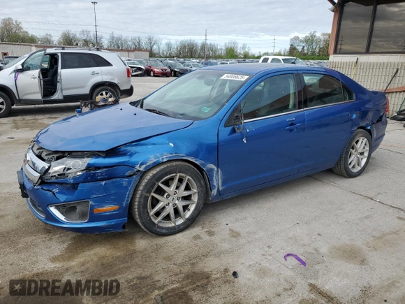 2012 Ford Fusion SEL with VIN 3FAHP0JA7CR375447, listed as a Copart auction lot 54908625 with 160,179 mi miles and Salvage title. Bid and sale history available at DreamBid. Image 1.
