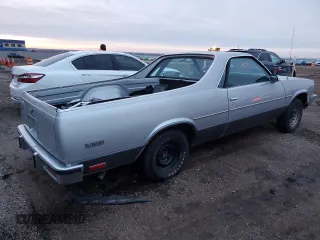 1987 Chevrolet El Camino z VIN 3GCCW80H1HS905822, wystawiony jako Copart lot #83686744 z przebiegiem 83 492 mil mil oraz Szkoda całkowita • Salvage title. Historia ofert i sprzedaży dostępna na DreamBid. Obrazek 3.
