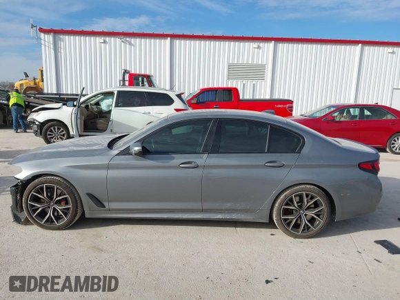 2023 BMW 5 Series 530i xDrive with VIN WBA13BJ04PCL98504, listed as a IAAI auction lot 41702411 with 27,830 mi miles and . Bid and sale history available at DreamBid. Image 15.