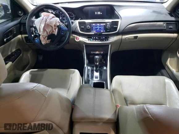 2013 Honda Accord Sdn EX-L with VIN 1HGCR2F84DA272502, listed as a Copart auction lot 51702345 with 121,016 mi miles and Salvage Title. Bid and sale history available at carsss.com. Image 8.