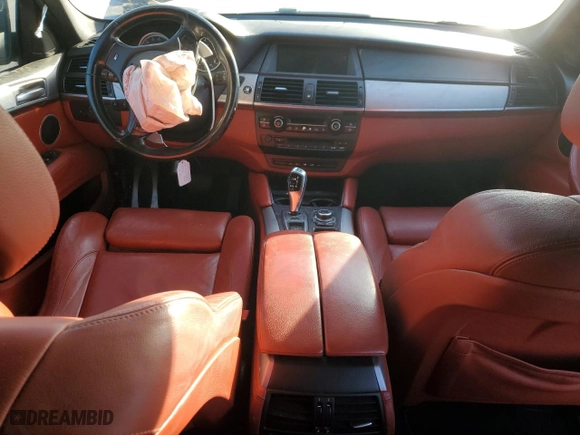 2012 BMW X6 M with VIN 5YMGZ0C59CLK14863, listed as a Copart auction lot 87869855 with 0 mi miles and Salvage Title. Bid and sale history available at carsss.com. Image 8.