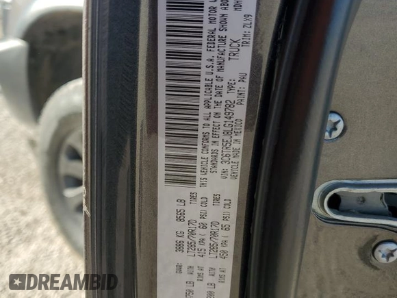 2020 Ram 2500 Power Wagon with VIN 3C6TR5EJ8LG149782, listed as a Copart auction lot 86511614 with 161,371 mi miles and Salvage Title. Bid and sale history available at carsss.com. Image 15.