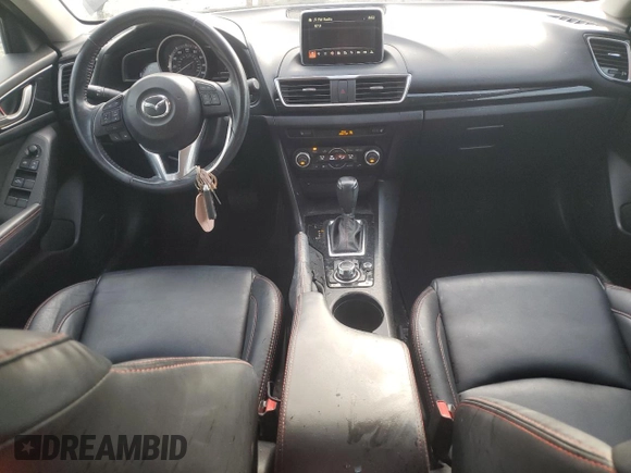 2015 Mazda 3 i Grand Touring with VIN 3MZBM1W77FM126740, listed as a Copart auction lot 78820304 with 94,453 mi miles and Salvage Title. Bid and sale history available at DreamBid. Image 8.