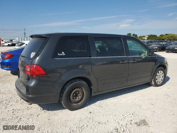 2012 Volkswagen Routan S with VIN 2C4RVAAGXCR120313, listed as a Copart auction lot 87542385 with 146,790 mi miles and Clean Title. Bid and sale history available at carsss.com. Image 3.