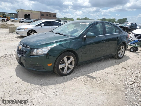 2014 Chevrolet Cruze 2LT with VIN 1G1PE5SB8E7334070, listed as a Copart auction lot 62575634 with 124,192 mi miles and Clean Title. Bid and sale history available at carsss.com. Image 1.