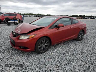2012 Honda Civic Cpe Si with VIN 2HGFG4A54CH702346, listed as a Copart auction lot 52257745 with 142,564 mi miles and Salvage Title. Bid and sale history available at carsss.com. Image 1.