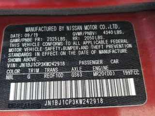 2019 Nissan Rogue S with VIN JN1BJ1CP3KW242918, listed as a Copart auction lot 52077325 with 91,149 mi miles and Salvage Title. Bid and sale history available at DreamBid. Image 13.
