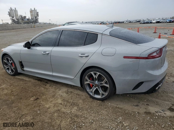 2021 Kia Stinger GT with VIN KNAE35LC0M6097300, listed as a Copart auction lot 78102514 with 47,769 mi miles and Salvage Title. Bid and sale history available at carsss.com. Image 2.