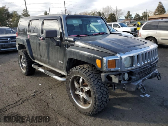 2007 Hummer H3 SUV with VIN 5GTDN13E578105671, listed as a Copart auction lot 43462365 with 266,933 mi miles and Clean Title. Bid and sale history available at DreamBid. Image 4.