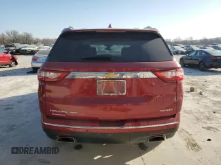 2020 Chevrolet Traverse Premier with VIN 1GNEVKKW3LJ215432, listed as a Copart auction lot 49143745 with 52,853 mi miles and Salvage title. Bid and sale history available at DreamBid. Image 6.