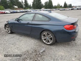 2014 BMW 4 Series 428i xDrive with VIN WBA3N9C55EF721832, listed as a Copart auction lot 62958455 with 118,168 mi miles and Salvage title. Bid and sale history available at DreamBid. Image 2.