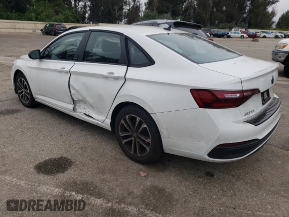 2024 Volkswagen Jetta Sport with VIN 3VWBM7BU3RM048718, listed as a Copart auction lot 60830345 with 9,129 mi miles and Salvage title. Bid and sale history available at DreamBid. Image 2.