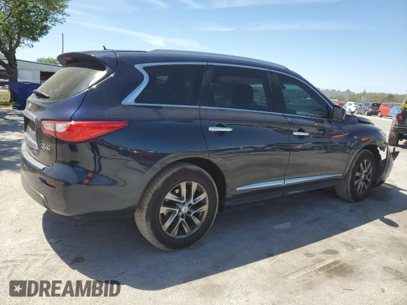 2015 Infiniti QX60 with VIN 5N1AL0MN3FC537434, listed as a Copart auction lot 49858355 with 155,181 mi miles and Salvage Title. Bid and sale history available at DreamBid. Image 3.