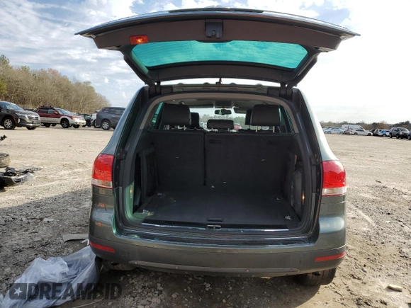 2007 Volkswagen Touareg V6 with VIN WVGZE77L07D001858, listed as a Copart auction lot 45558915 with 214,875 mi miles and Salvage Title. Bid and sale history available at DreamBid. Image 6.